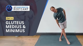 HIP TRANSFORMATION BOOTCAMP Day 4  Glute Medius amp Minimus [upl. by Pollie]