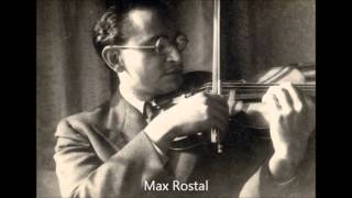 Reizenstein Lullaby and Marcia Barbara Max Rostal 1945 [upl. by Kling879]