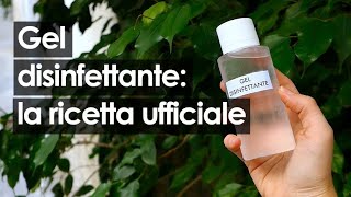 Gel disinfettante per le mani la ricetta dellOrganizzazione Mondiale della Sanità [upl. by Agripina]