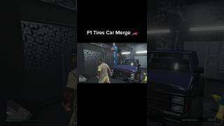 GTA 5 F1 Tires Car Merge Glitch [upl. by Phira]