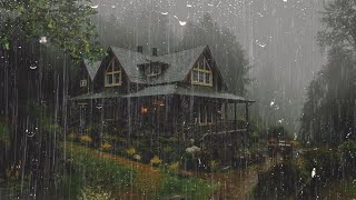 Fall Asleep With The Soothing Sounds Of Rain And Thunder  Rain Sounds For Sleeping ASMR [upl. by Flanigan]