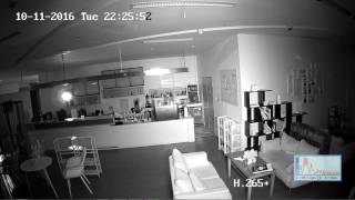 Hikvision H265  H265 vs H265 IR cafetería 2 [upl. by Brasca]