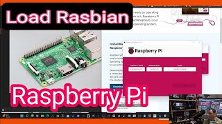 RASPBERRY PI3B LOAD RASPBIAN DESKTOP PC [upl. by Inaej]