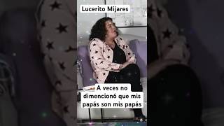 Lucerito Mijares a veces no dimensióno que mis papás son mis papás y llenan auditorios y son famosos [upl. by Guyer]