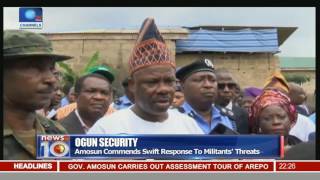 News10 Militants In Ogun Disbanded By Airstrikes 010816 Pt2 [upl. by Ahsoem]