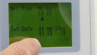 How to reset the date and time  Eschmann SES113 SES225 Autoclave [upl. by Roldan]