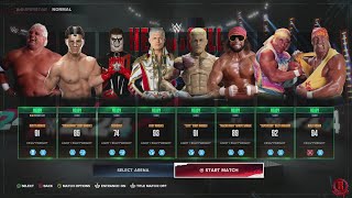 WWE 2K24  All Characters amp Arenas  DLC 40 Years of Wrestlemania Edition [upl. by Grados]