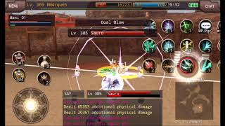 Iruna Online Samurai RMarques Vs Young Sauro and Debby [upl. by Ahsikym865]