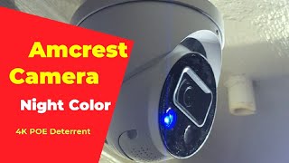 Amcrest 4K Night Color Deterrent Camera [upl. by Ellehcram]