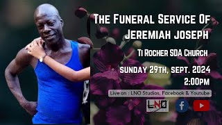 The Celebration Of The Life Of Jeremiah joseph [upl. by Einnal]