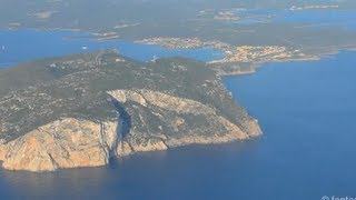 Landing at Olbia Costa Smeralda Airport  Sardinia HD [upl. by Artap593]