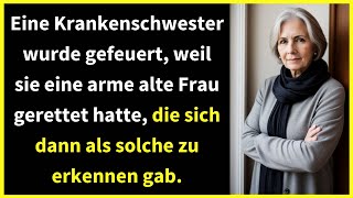 Eine Krankenschwester wurde gefeuert weil sie eine arme alte Frau gerettet hatte [upl. by Ecirtam]