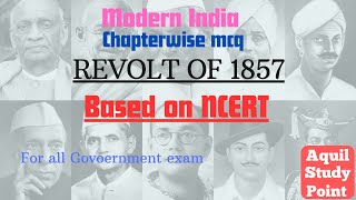 REVOLT OF 1857 MODERN INDIA PREVIOUS YEAR QUESTION [upl. by Riatsala]