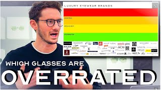 The Luxury Glasses TIER LIST 50 of the Worlds BEST Frame Brands [upl. by Ethelbert430]