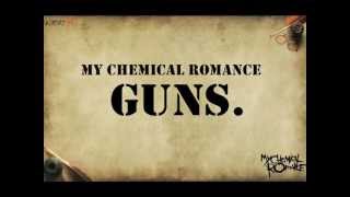 My Chemical Romance  quotGunquot Lyrics HQ [upl. by Ahsataj603]