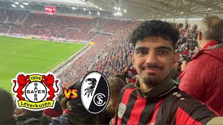 Sehr wichtiger Auswärtssieg ⚫️🔴  SC Freiburg vs Bayer Leverkusen  Stadionvlog [upl. by Yrrek623]