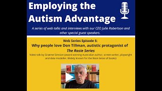 Author Graeme Simsion on Don Tillman autistic protagonist of The Rosie Series [upl. by Airekal]