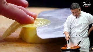 Satisfying Knife Skills  Cut Potato l Chinese Recipes by Masterchef [upl. by Misty234]