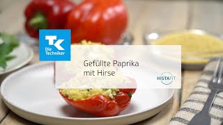 Gefüllte Paprika mit Hirse  Histaminarmes Rezept [upl. by Elkin25]