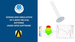 HFSS Tutorial  24GHz Helix antenna design using Ansys HFSS antenna wireless [upl. by Atilemrac]