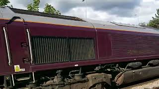 66 746 at Broughty Ferry station Dundee 23052022 [upl. by Ystap119]