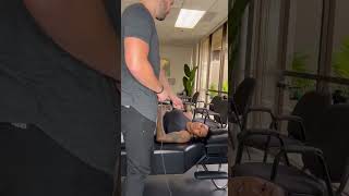 Much needed relief chiropractor adjustment backpain [upl. by Gustafsson435]