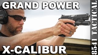 Eagle Imports Grand Power XCalibur 9mm Handgun Review [upl. by Cohbath485]