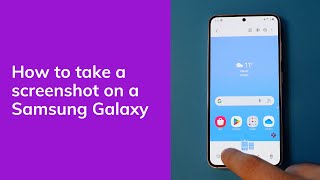 How To Take a Screenshot on a Samsung Galaxy Phone [upl. by Nimref]