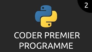 Python 2  coder premier programme [upl. by Bornstein]