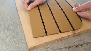 ⚓ Isoteak synthetic teak for boats DIY panels [upl. by Muriah]