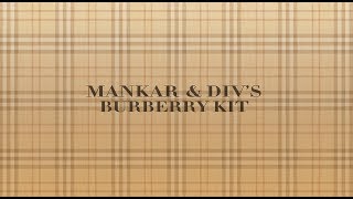 Mankar amp Divs Burberry Drumkit [upl. by Ecnerret996]