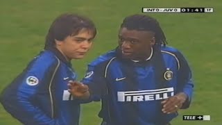 Once in Italy 2  The Day When 2 Powerful Goals by Seedorf Saved Inter  Juventus vs Inter 2001 [upl. by Eeldarb]