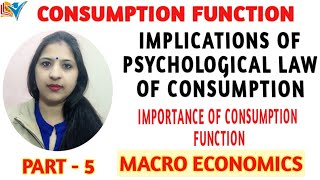 IMPLICATIONS  IMPORTANCE OF PSYCHOLOGY LAW OF CONSUMPTION  PART5 [upl. by Eleen]