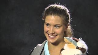 Eugenie Bouchard Kookaburra Interview [upl. by Xonnel265]