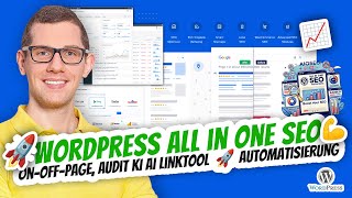 WordPress SEO 📈 AIOSEO All in One Suchmaschinenoptimierung 📄 Audit KI AI Linktool 🚀 Automatisierung [upl. by Zara902]