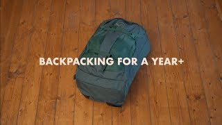 Backpacking Australia  What to pack for a year of travel minimalist travel [upl. by Eldnar]