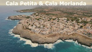 Cala Petita amp Cala Morlanda  4K Drone [upl. by Elli]