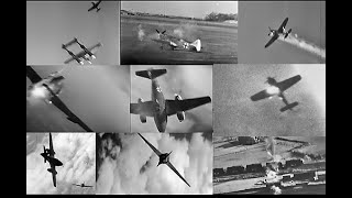 USAAF “Fighter Kills Over Europe” Gun Camera Films 1944 1500 Restored [upl. by Hittel]