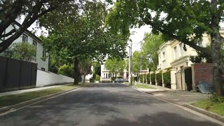 4k MELBOURNE  Toorak drive [upl. by Allin]