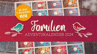 Der FamilienAdventskalender 2024 Trailer I advent adventskalender [upl. by Euqnomod]