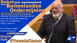 Terugkijken Debat over Nederlandse Weerbaarheid tegen Buitenlandse Ondermijning  Tweede Kamer [upl. by Ileak552]