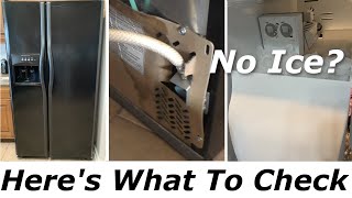 How to Fix a Frigidaire Gallery Refrigerator that Wont Make Ice [upl. by Niamrej302]