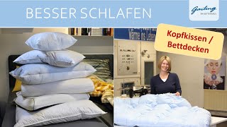 Individuelle Kopfkissen amp Daunendecken aus eigener Manufaktur  BettenGailing BietigheimBissingen [upl. by Innavoig57]