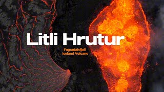 Litli Hrutur Fagradalsfjall volcano Iceland  July 2023 [upl. by Ahsiken]