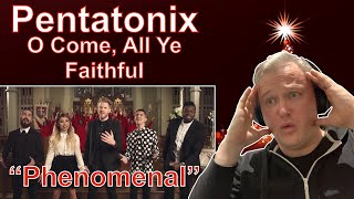 FIRST TIME HEARING Pentatonix  O Come All Ye Faithful Reaction [upl. by Naiviv370]