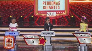 Así fue el duelo de ocurrencias entre Giovani Beba y Danna  Pequeños Gigantes [upl. by Manfred]