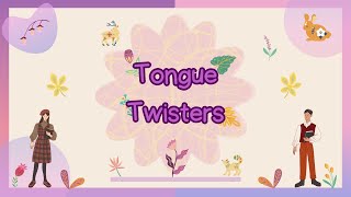 Funny Tongue Twisters – Part 12  Learn English While Enjoying It [upl. by Dorsey]