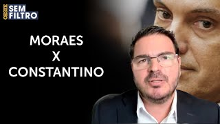 Moraes ironiza comentário de Rodrigo Constantino veja a resposta [upl. by Akerley]