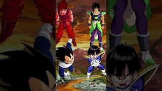 goku and vegeta vs brolly and gohan gokuvegetagohanbrolly1v1editbattledragonballsuperغوكو [upl. by Enidaj]