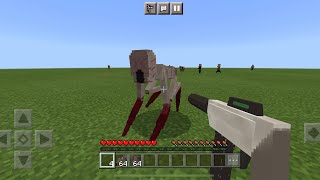 Specimen Zero Horror MOD in Minecraft PE [upl. by Dijam]